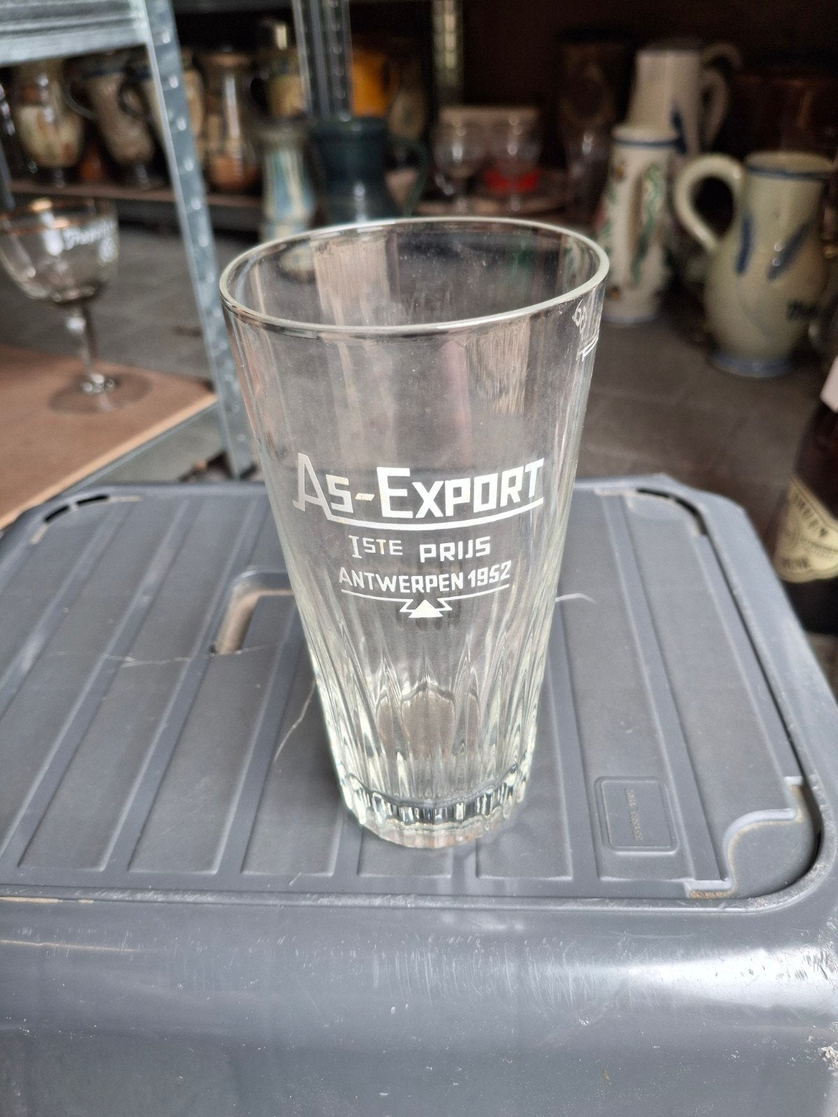 Oud bierglas as export, Ophalen of Verzenden