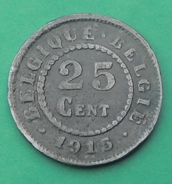 1915 25 centimes occupation, Envoi, Métal, Monnaie en vrac