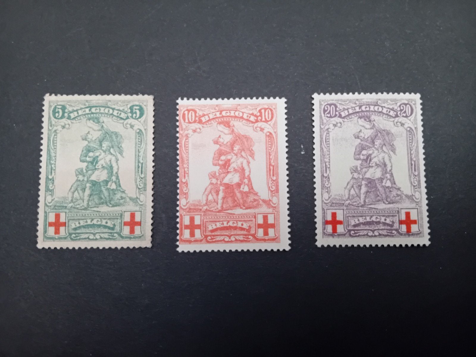 België postzegels nr 126/128**-* lot 6P, Postzegels en Munten, Postzegels | Europa | België, Verzenden, Postfris