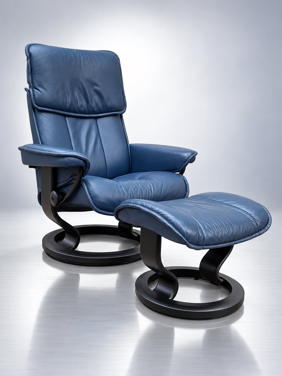 Magnifique fauteuil inclinable Stressless en bon état, Enlèvement ou Envoi, Cuir, Scandinavisch