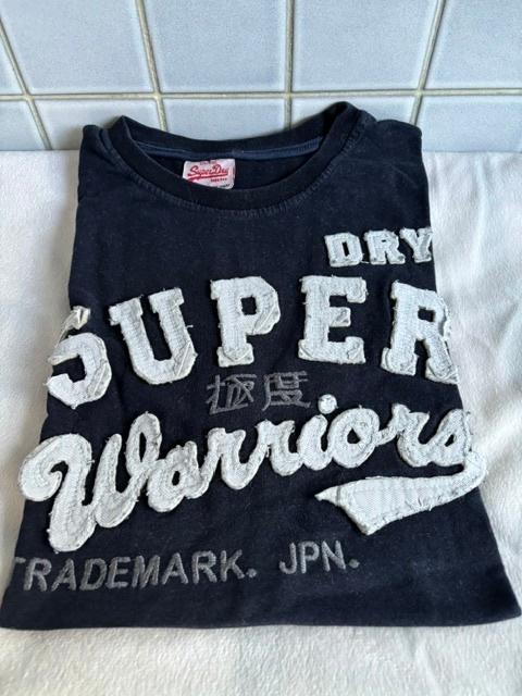 T-shirt noir blanc Small Superdry / unisexe, Comme neuf, Enlèvement, Taille 46 (S) ou plus petite, Noir