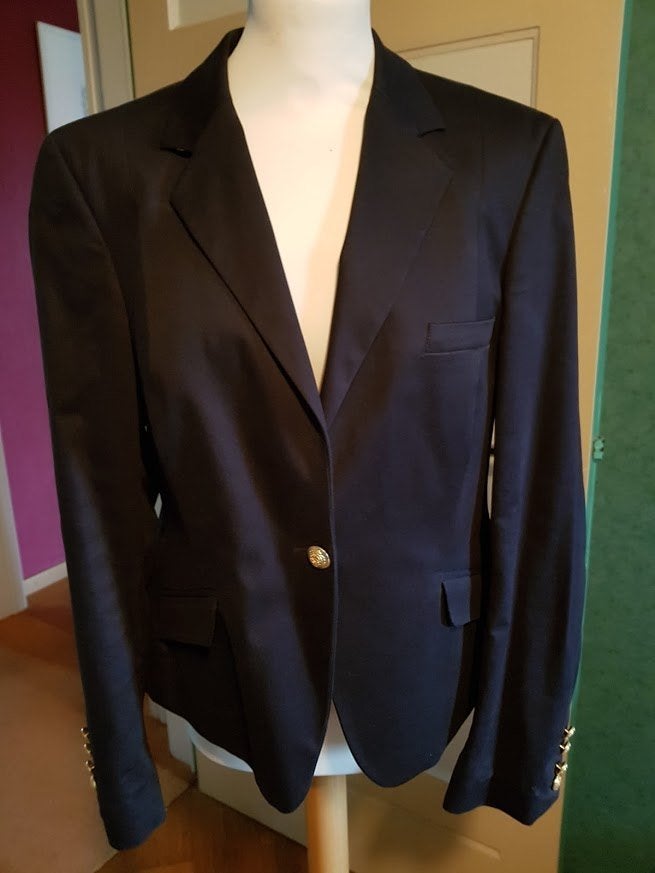 zwarte blazer 44, Zwart, Maat 42/44 (L), Ophalen of Verzenden, Zo goed als nieuw
