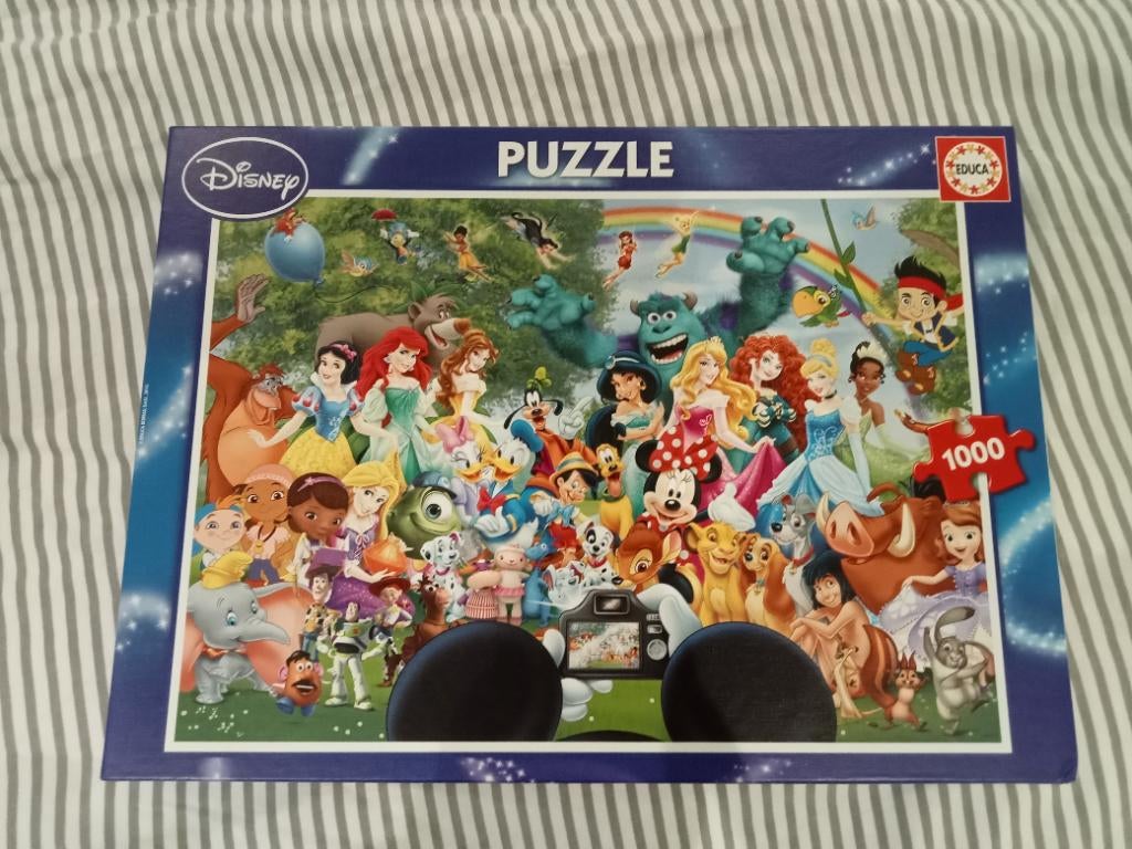 Puzzle Disney 1000 pièces, Enlèvement, 500 à 1500 pièces, Comme neuf, Puzzle
