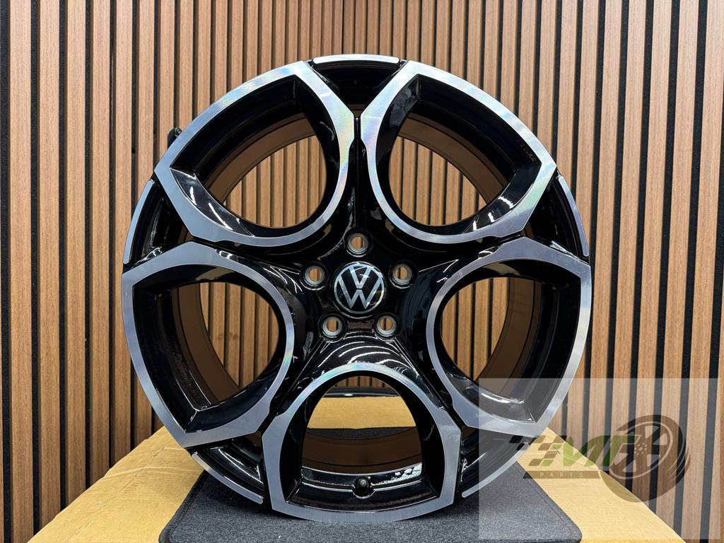 1x 19" Vw Golf 8 GTI Queenstown 5H0601025AT velg OEM, Auto-onderdelen, Banden en Velgen, 19 inch, -, -, Nieuw