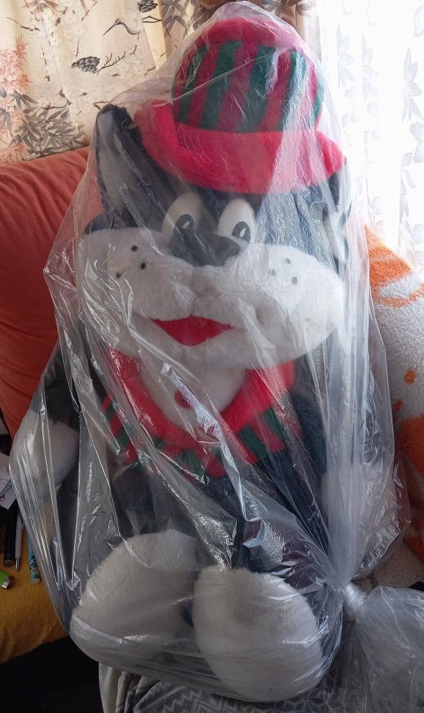 pluchen grote kat tobar toys, Ophalen, Zo goed als nieuw, Kat