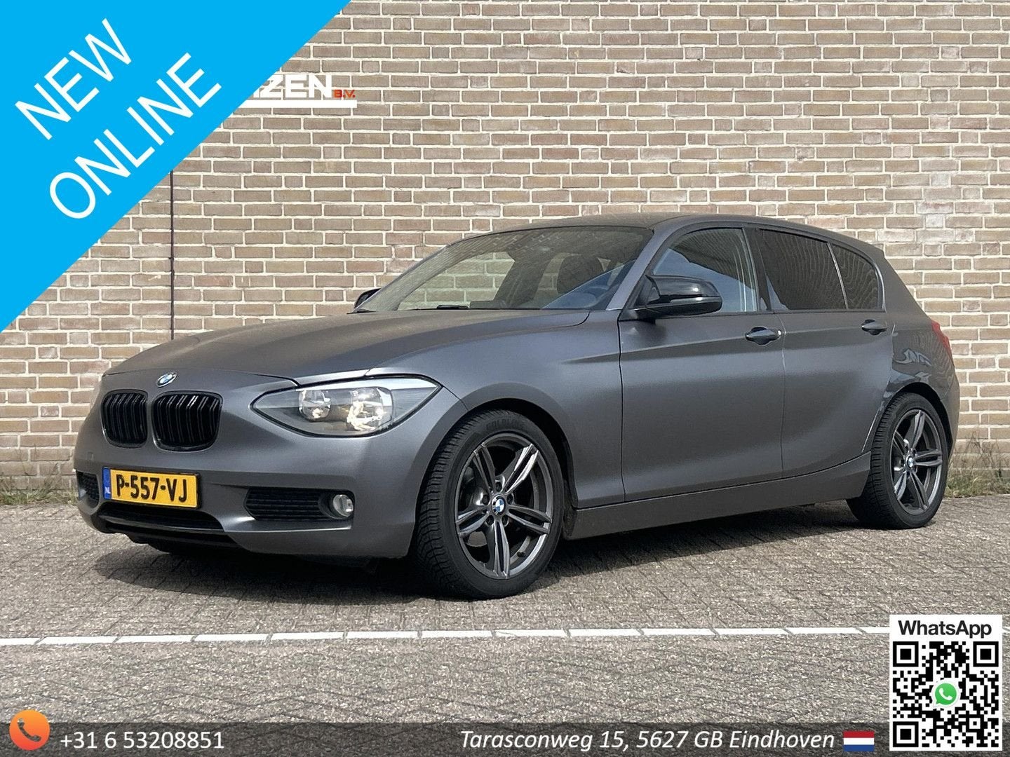BMW 116 1-serie 116d EDE Business+ | Leder | PDC | Navi | Cl, Argent ou Gris, Achat, Entreprise, Boîte manuelle