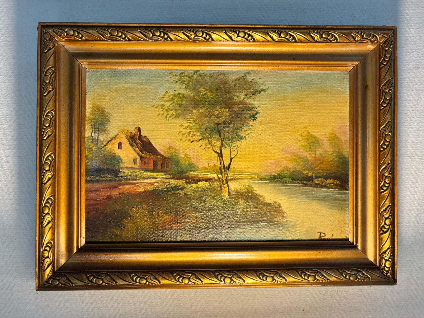 Antiek schilderij van Roels, Ophalen, Doek, Impressionistisch, Landschap