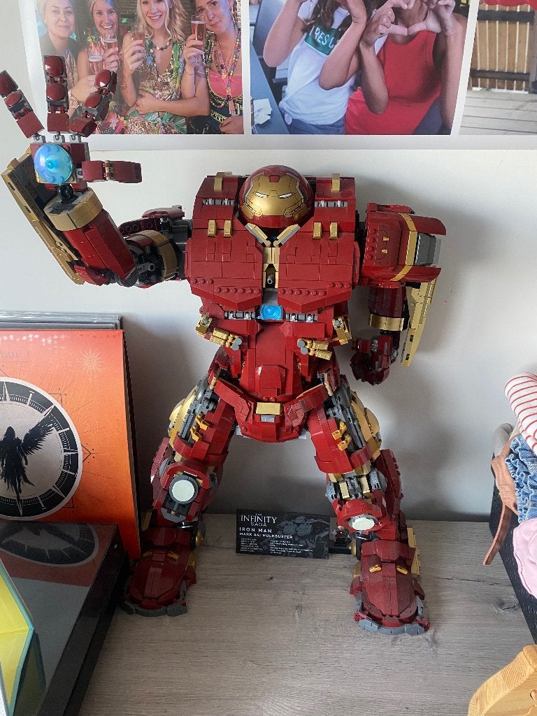 Lego Hulkbuster + iron man mark 43, Marvel, Pièces supplémentaires incluses, Lego, Ensemble complet