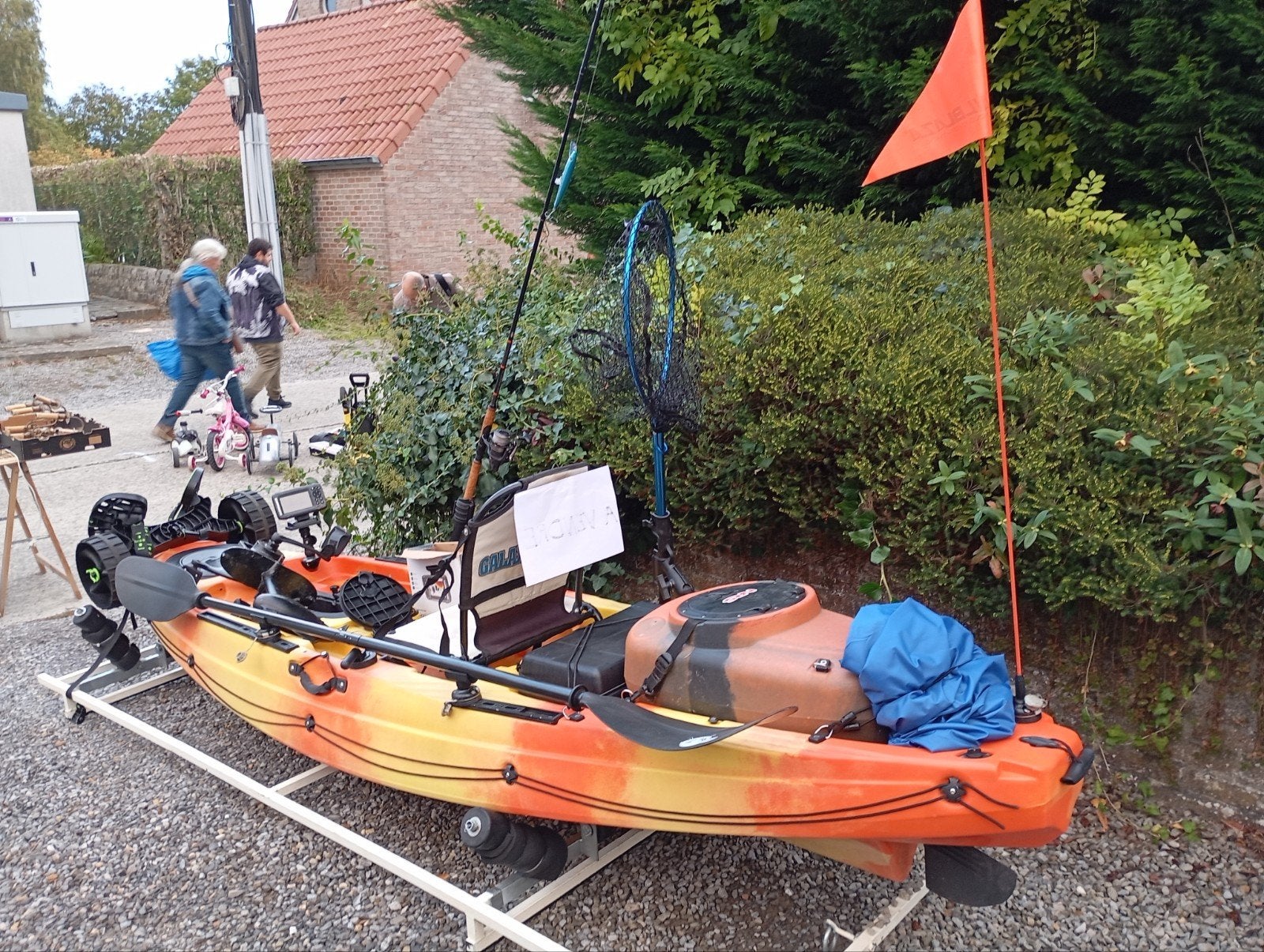 kayak de pêche Galaxy ., Enlèvement