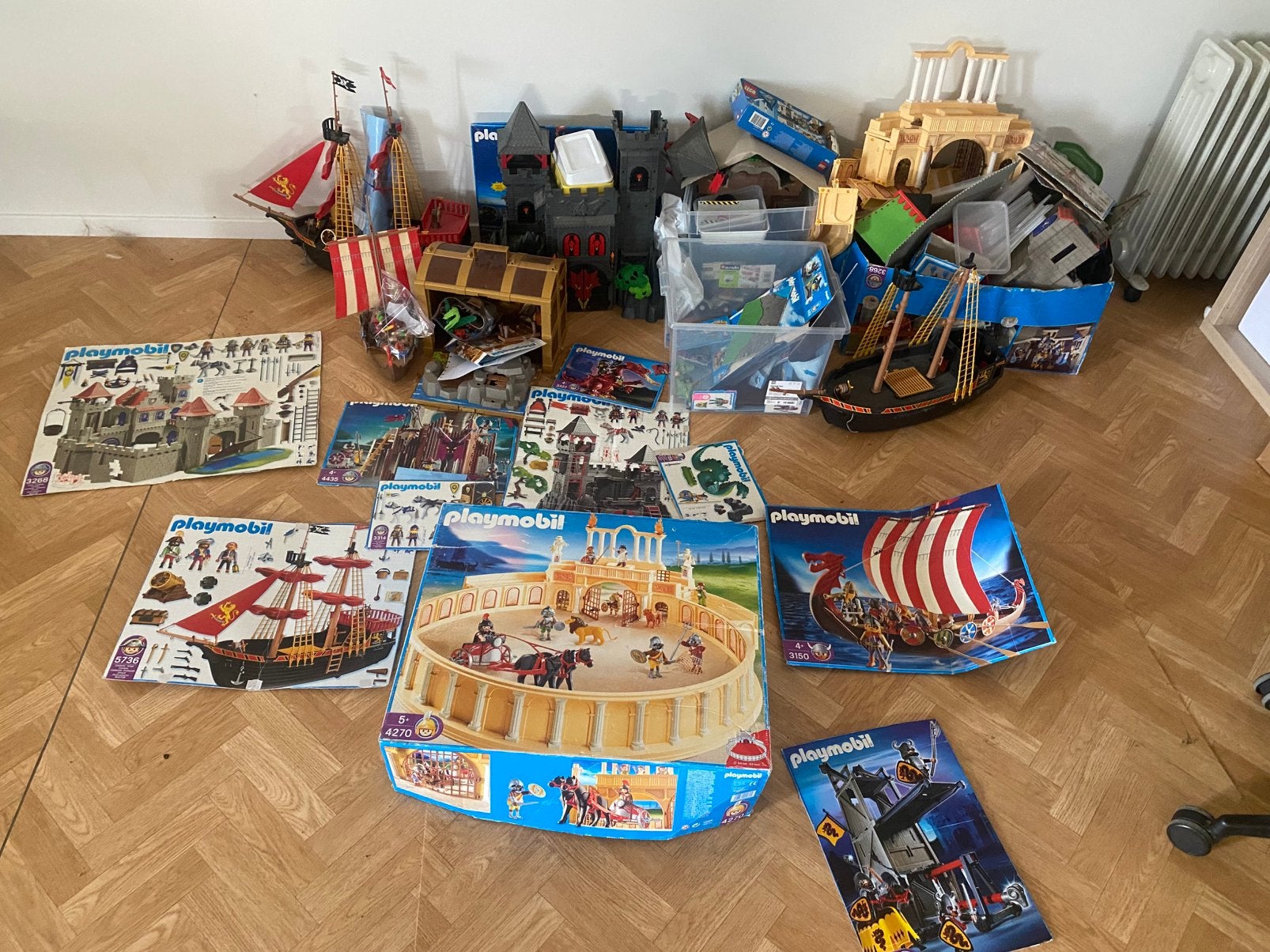 Groot lot playmobil (of apart), Enlèvement, Utilisé