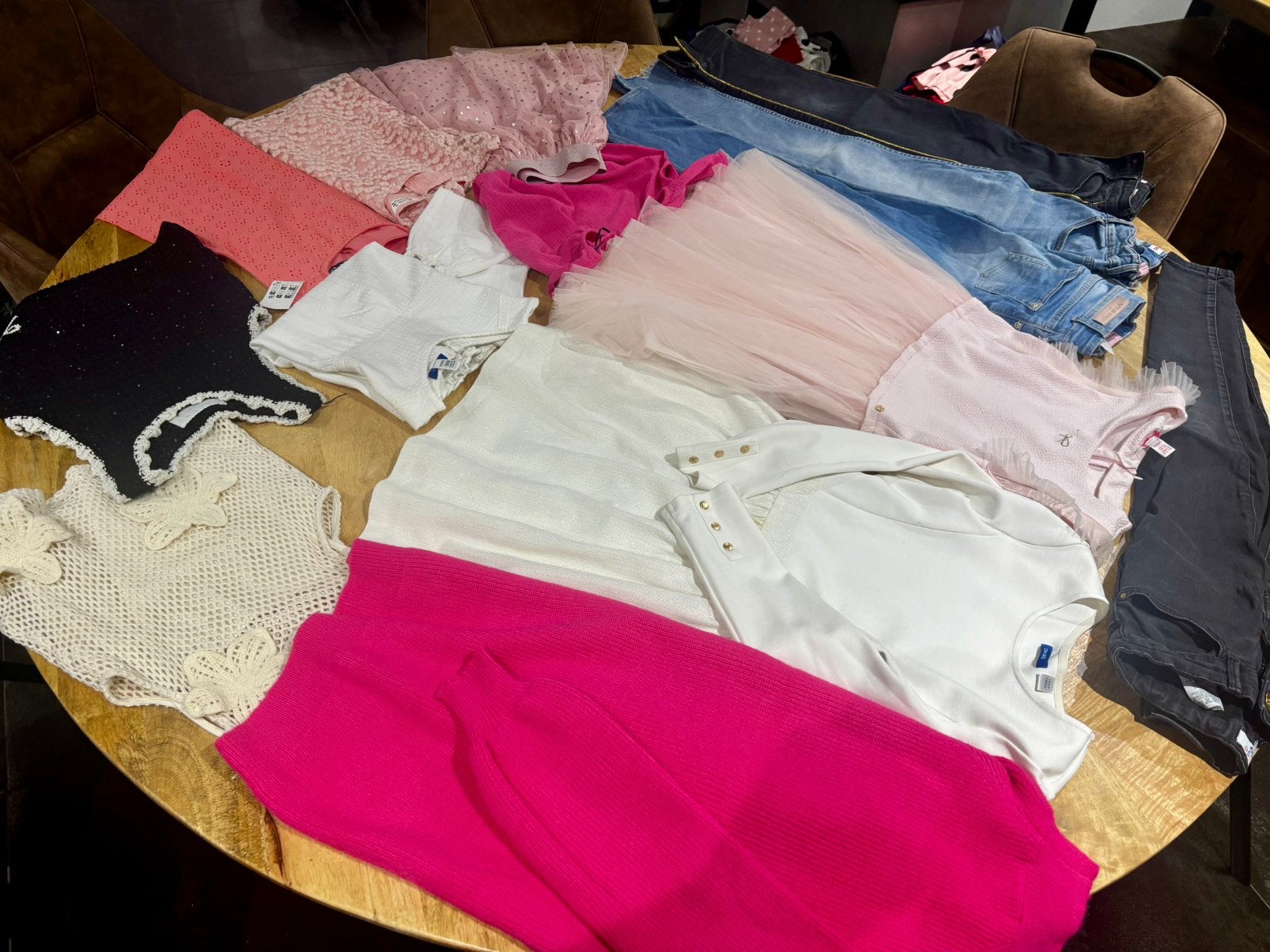 Lot vêtements fille – Taille 140 – Très joli ensemble, Enlèvement ou Envoi, Comme neuf