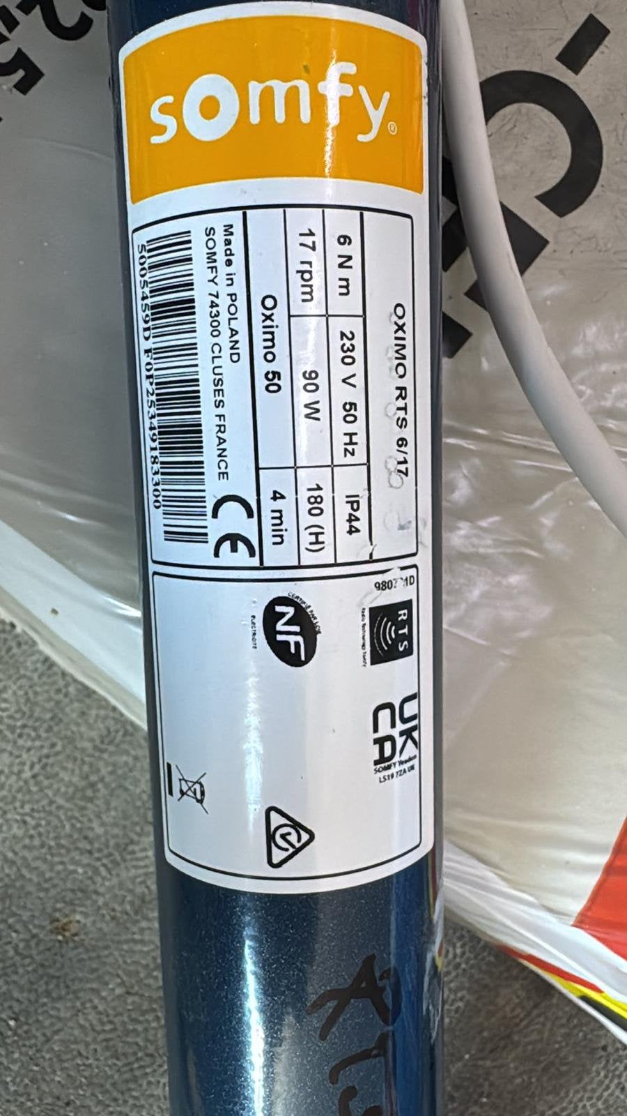 Somfy motoren nieuw, Ophalen, Zo goed als nieuw