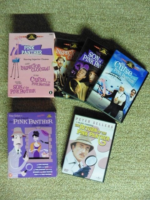 Pink Panther Complete Collectie (9 Films+Bonusdvd) PAKKET, Ophalen of Verzenden, 1960 tot 1980, Zo goed als nieuw, Komedie
