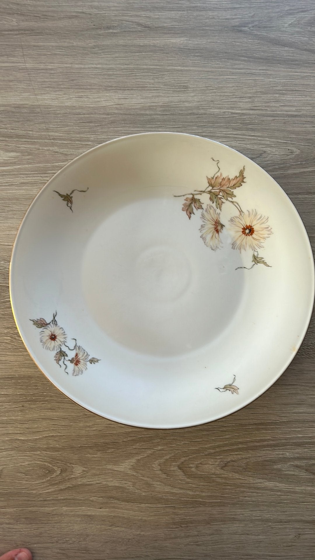 Groot bord met bloemenmotief, Antiek en Kunst, Ophalen
