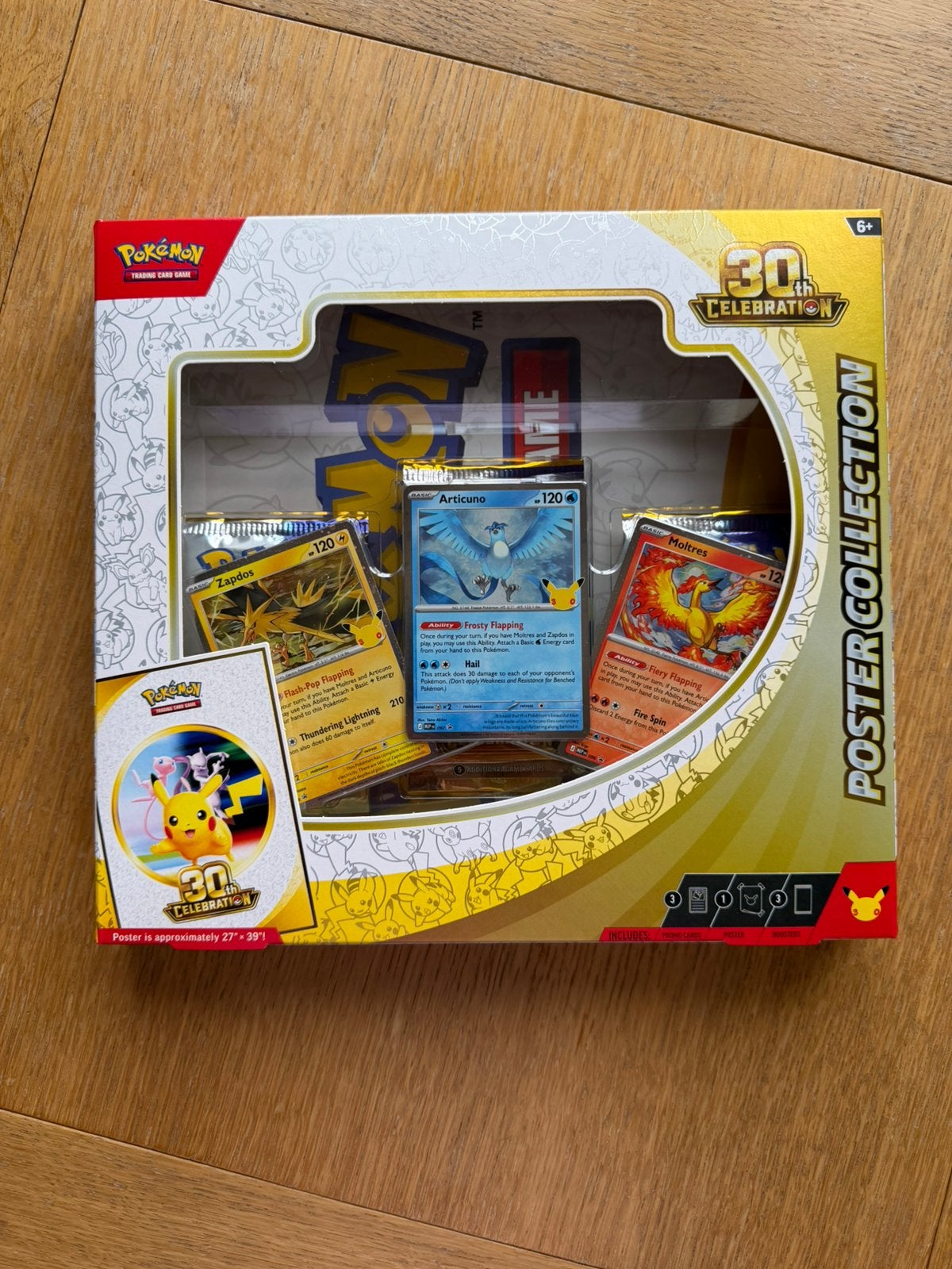 Pokémon 30th Celebration - Poster Collection, Hobby en Vrije tijd, Ophalen of Verzenden, Nieuw, Booster, Foil