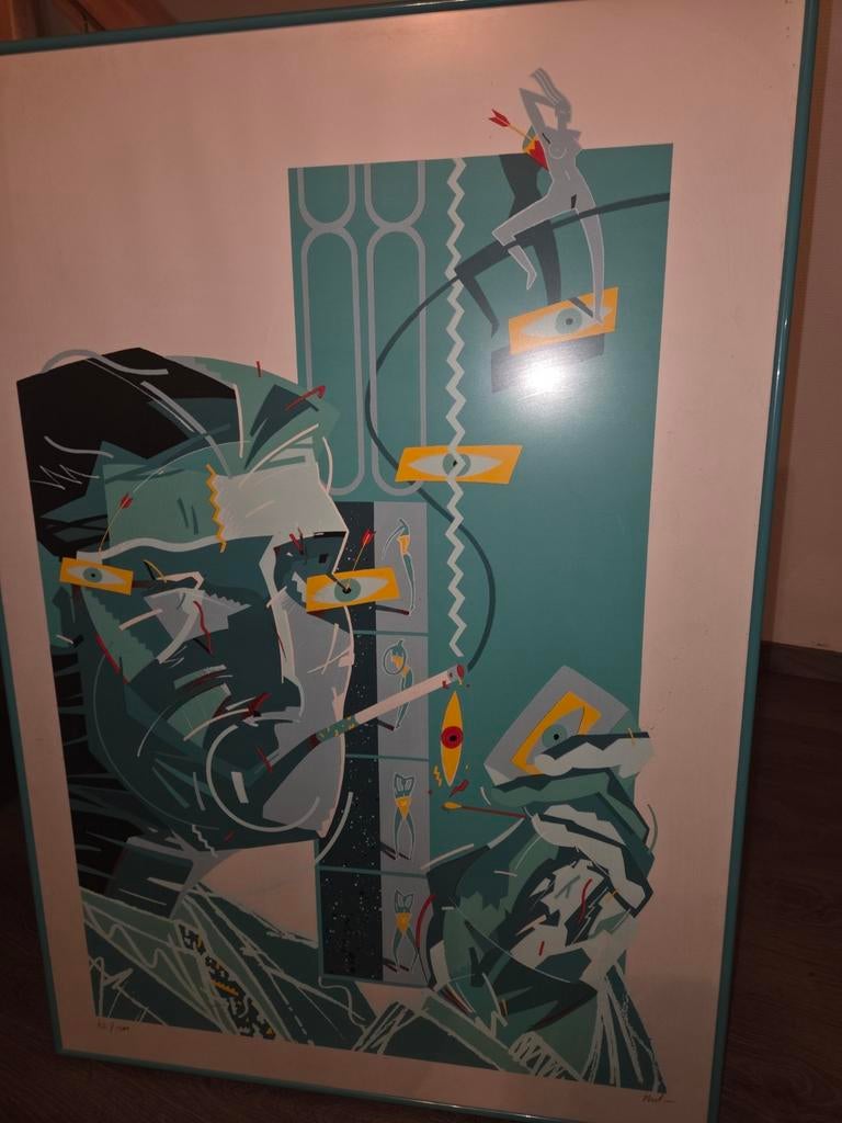 Ever Meuler zeefdruk, Antiek en Kunst, Kunst | Litho's en Zeefdrukken, Ophalen