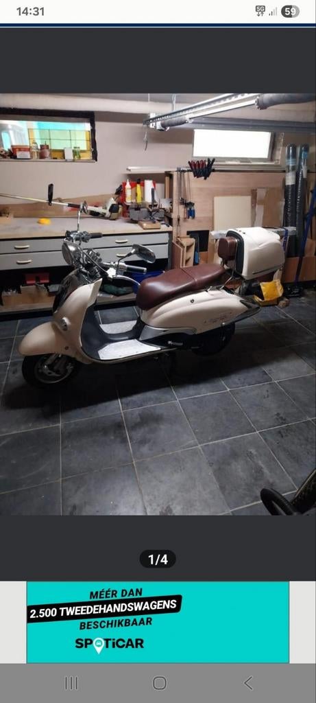 Neco borsalino due 125 cc 5000km, Vélos & Vélomoteurs, Enlèvement