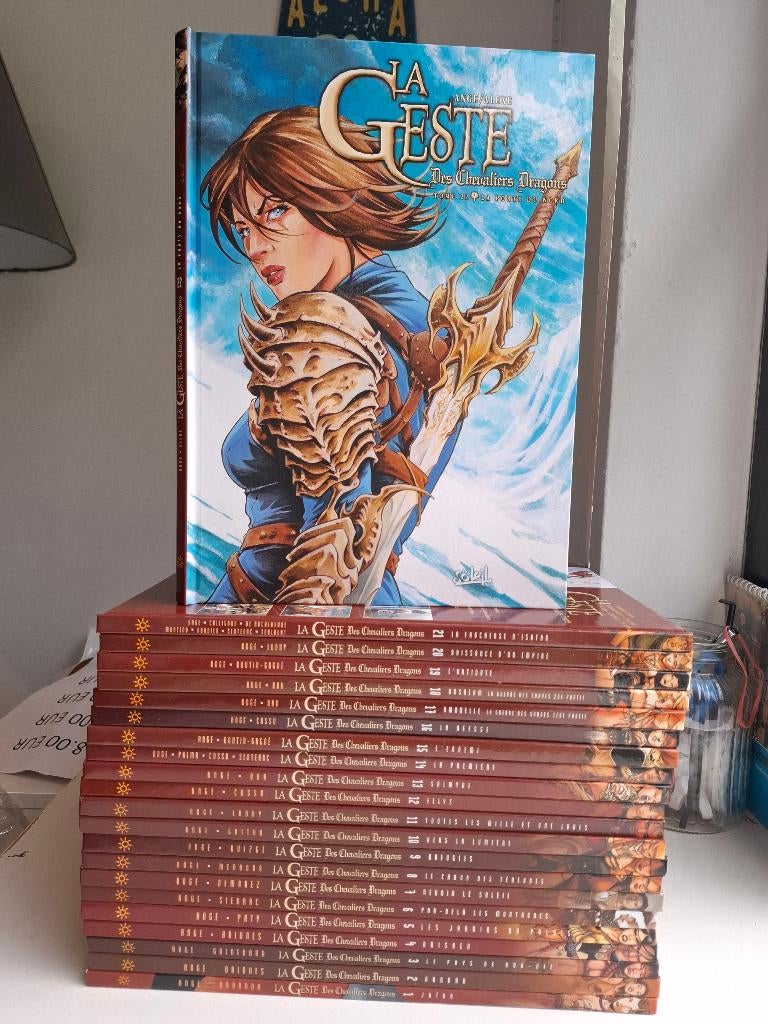 LA GESTE DES CHEVALIERS DRAGONS TOMES 1 à 22 TBE EO, Livres, Série complète ou Série, Enlèvement ou Envoi, Comme neuf