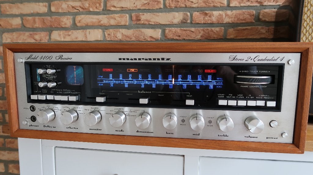 Marantz 4400 receiver 1976, Audio, Tv en Foto, Refurbished, 120 watt of meer, Stereo, Ophalen