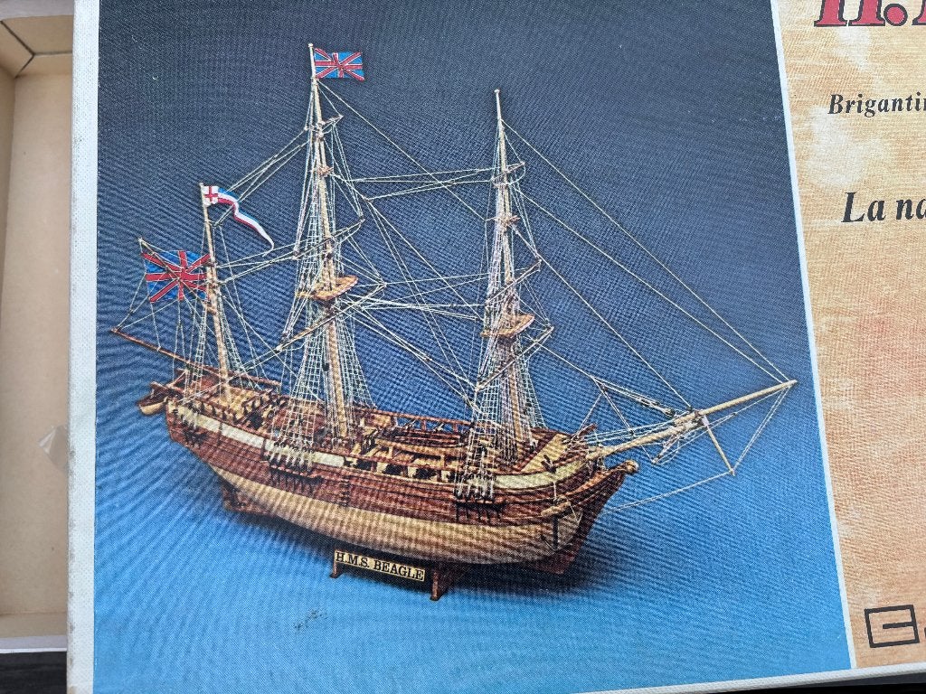 H.M.S. Beagle   schaal 1:64   bouwpakket, Ophalen of Verzenden, Nieuw, 1:50 tot 1:200, Overige merken