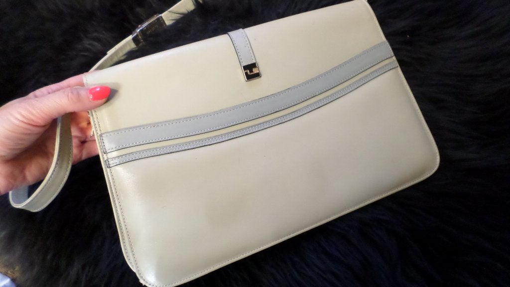 Elégant sac en cuir Ted Lapidus, Enlèvement ou Envoi