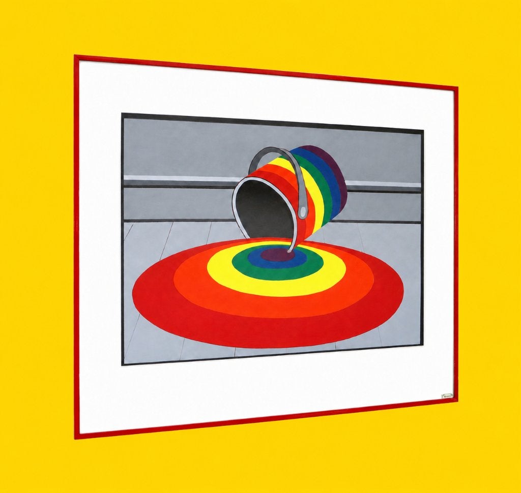 PoP aRt Schilderij Wet Paint (1981) naar Patrick Hughe, Ophalen