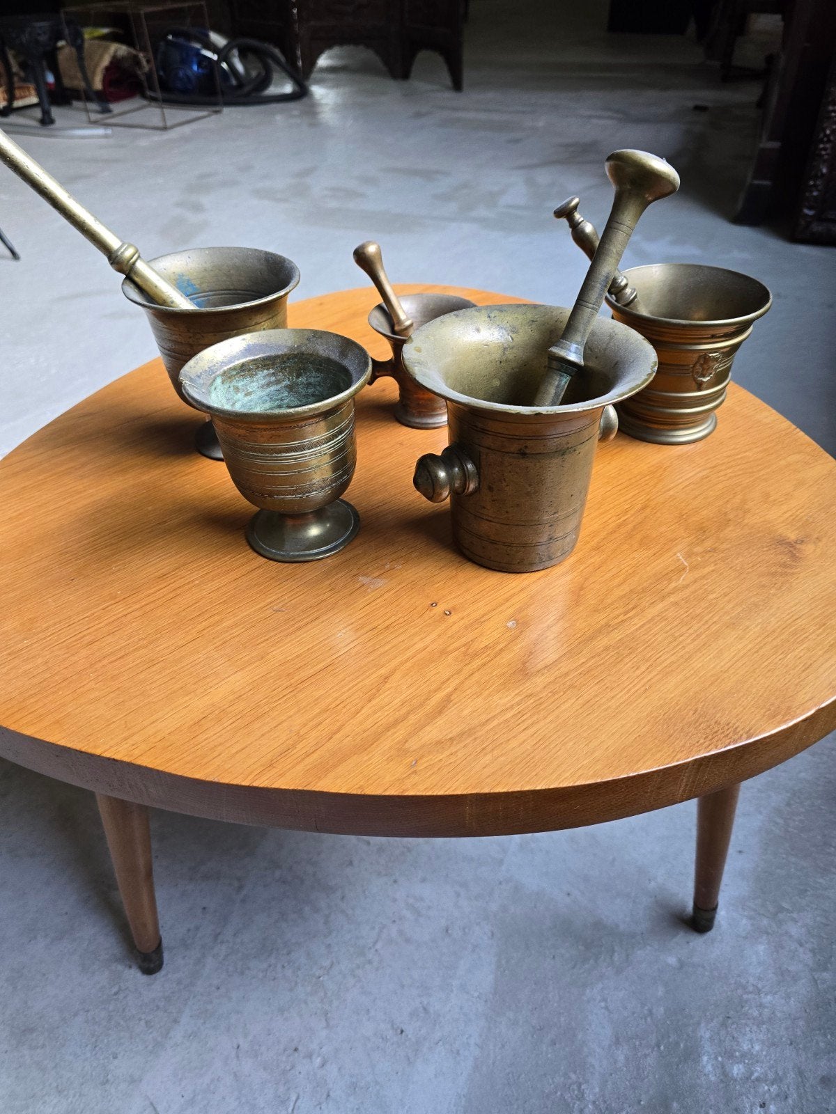 antieke bronze vijzels 17, 18 en 19e eeuw, Antiek en Kunst, Ophalen of Verzenden, Brons