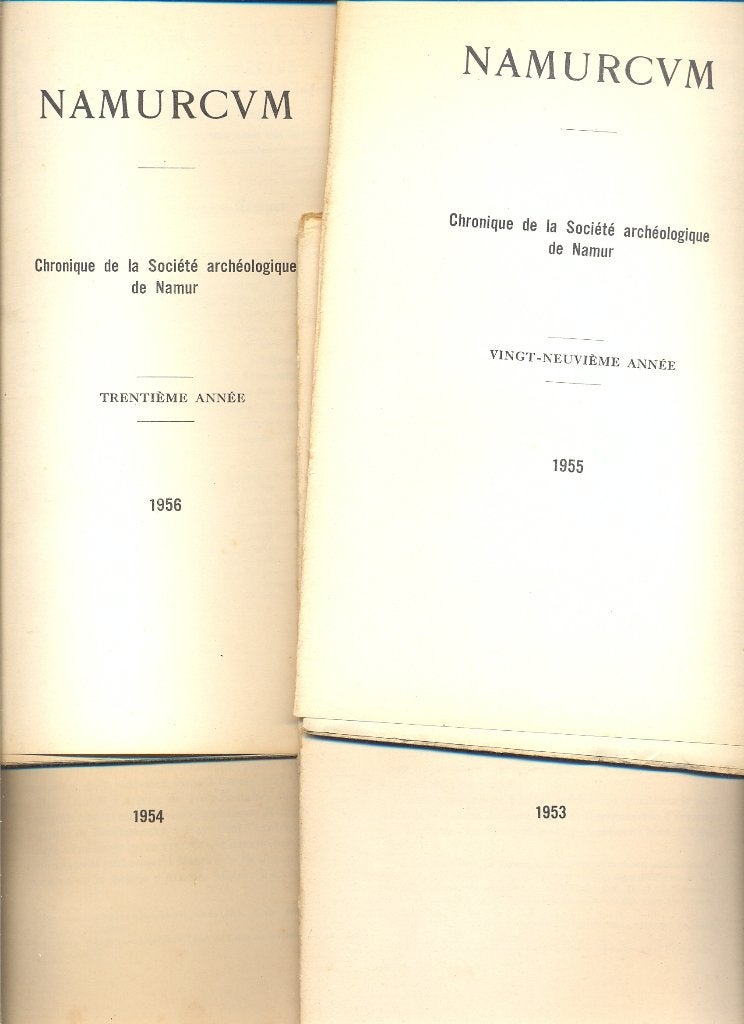 REVUE D HISTOIRE NAMURCUM, Envoi, 20e siècle ou après, Utilisé