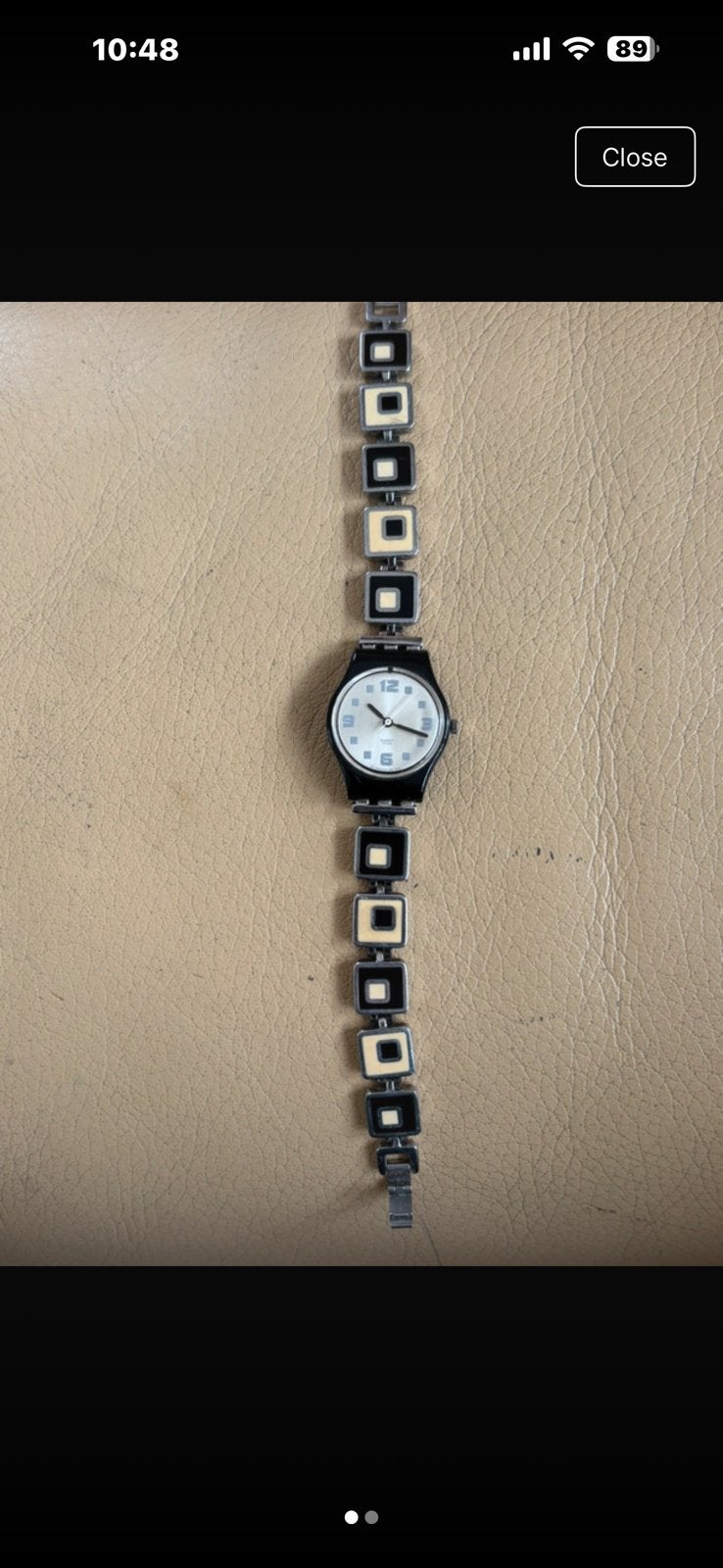 Swatch Chessboard, Handtassen en Accessoires, Horloges | Dames, Ophalen of Verzenden, Gebruikt, Polshorloge, Swatch