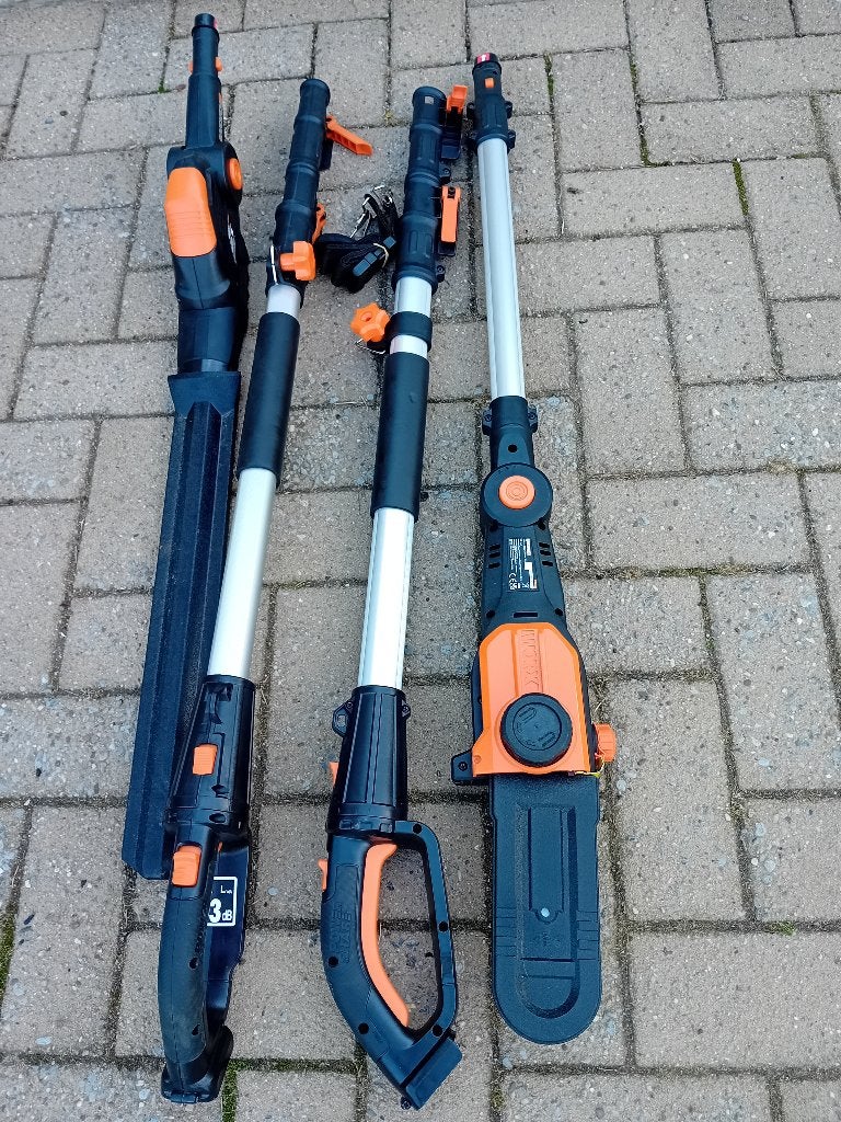 Elageuse sur perche, Tuin en Terras, Ophalen, Zo goed als nieuw, Accu, Worx