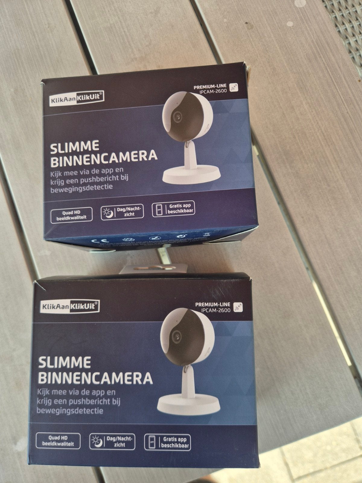 Klikaanklikuit slimme binnencamera, TV, Hi-fi & Vidéo, Caméras de surveillance, Enlèvement ou Envoi, Utilisé, Caméra d'intérieur