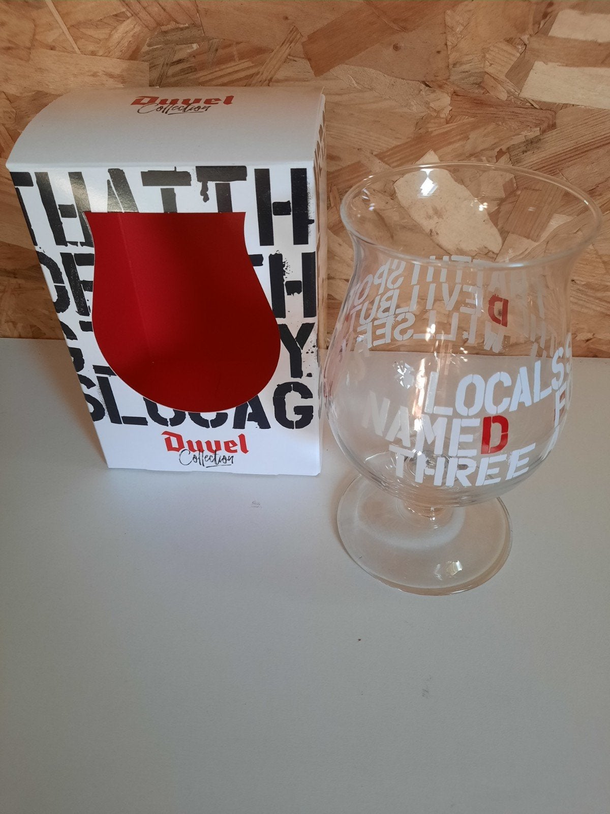 duvel glas.( michel moortgat), Ophalen of Verzenden