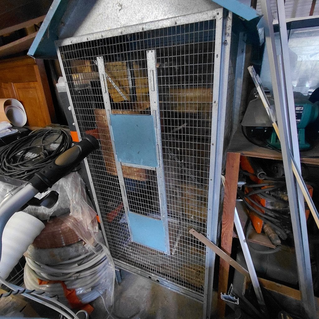 Vogelkooi, Enlèvement, Comme neuf, Métal, Cage à oiseaux