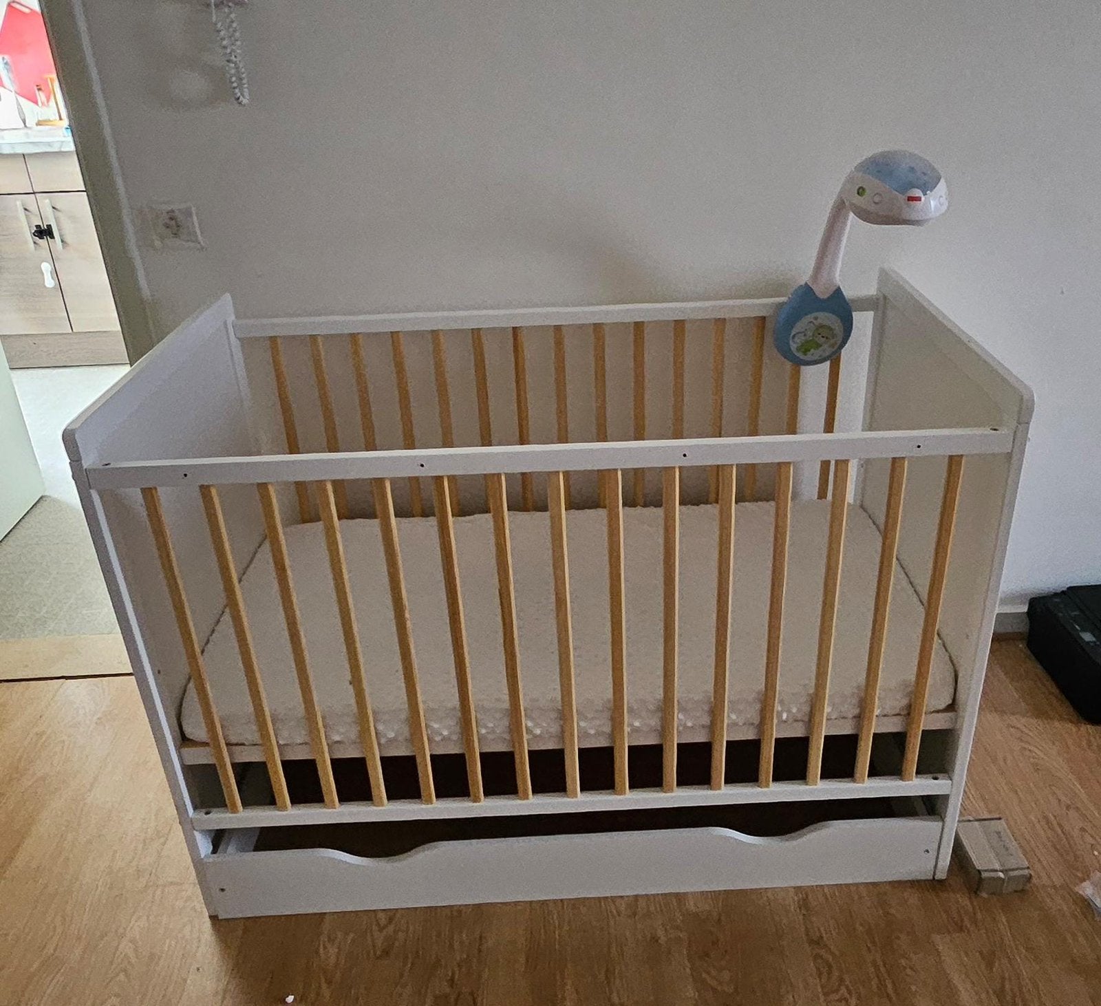 Babybedje met Lade, Ophalen, Zo goed als nieuw, Ledikant