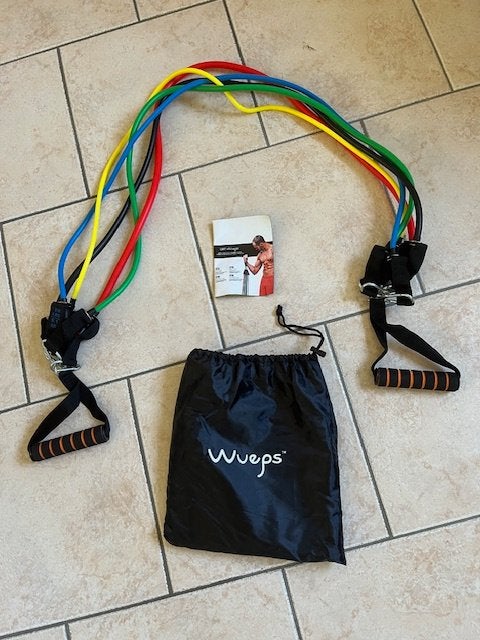 Weerstandsbanden voor training fitness, Verzenden, Zo goed als nieuw, Rug, Weerstandband