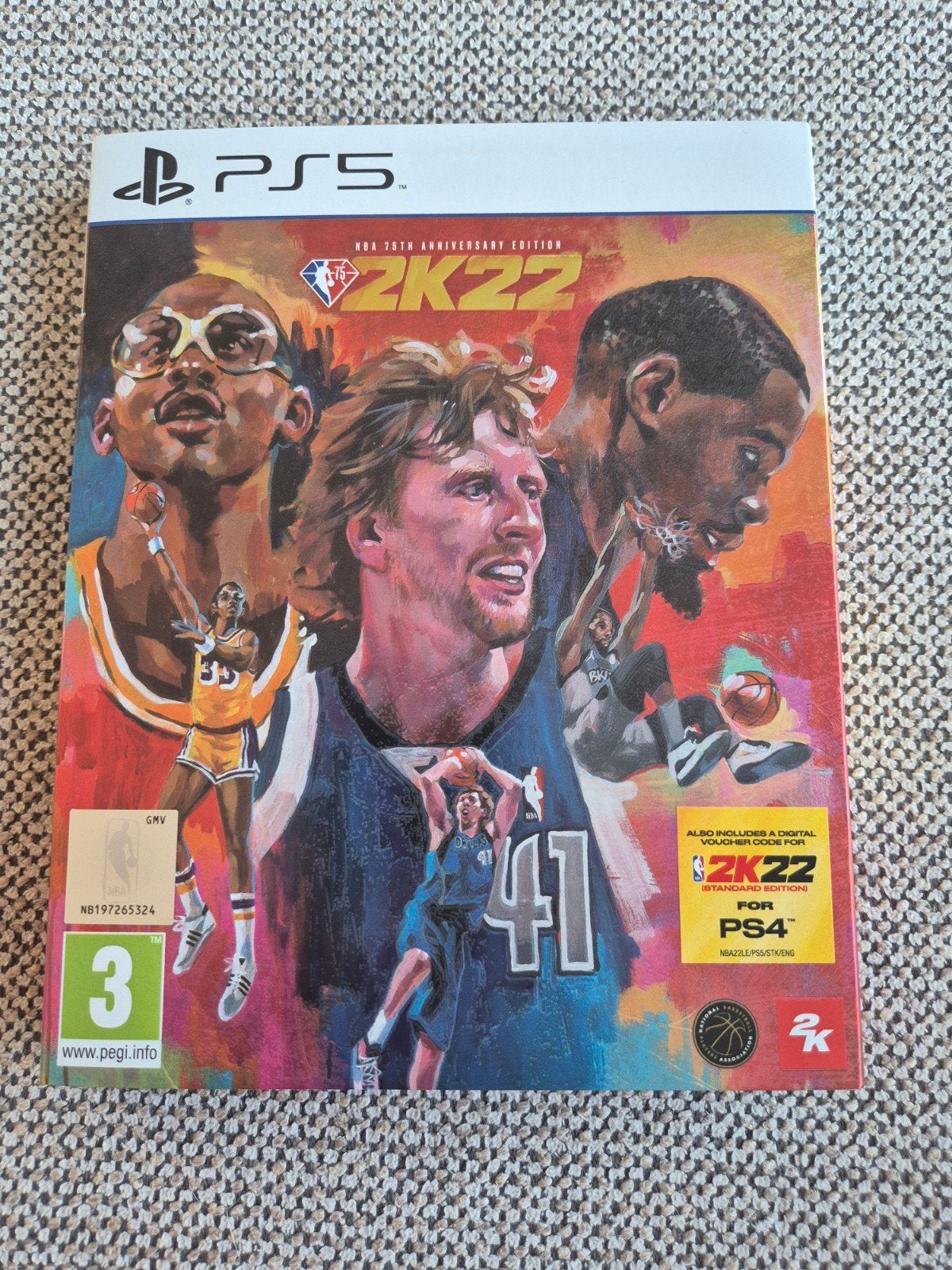 NBA 2K22 75th Anniversary Edition, Enlèvement ou Envoi, Sport, À partir de 3 ans, Online