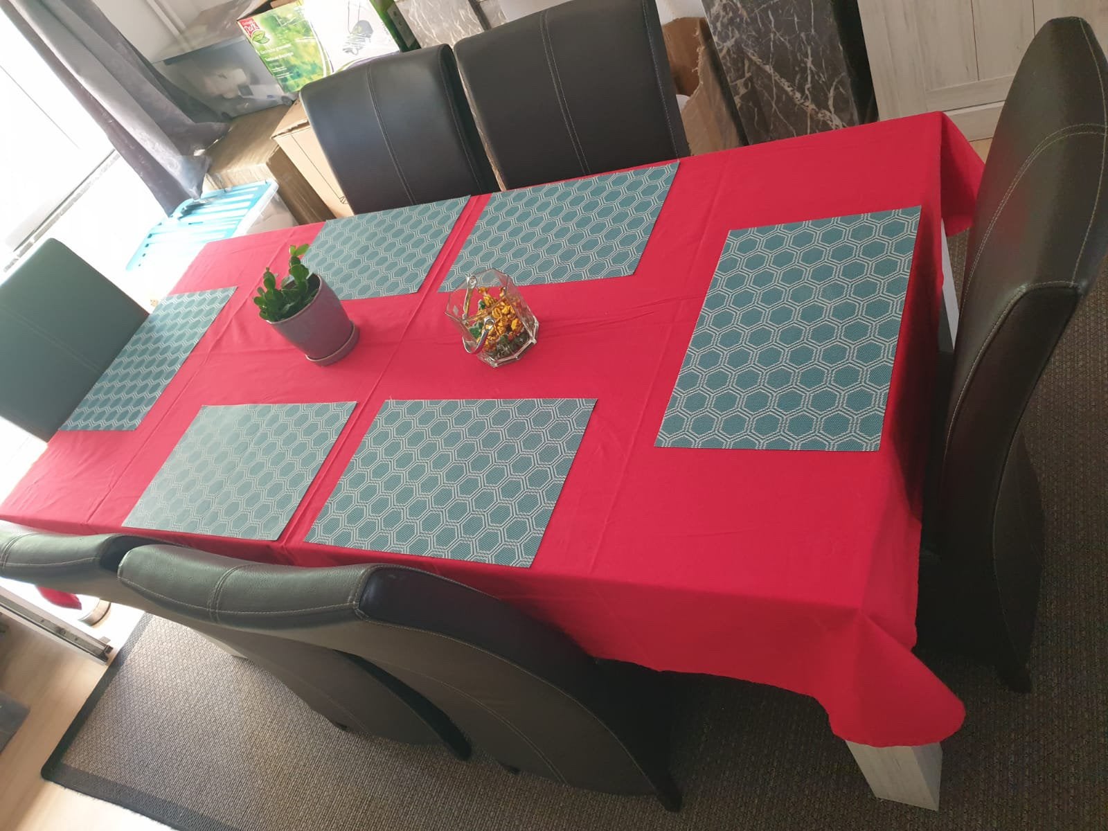 Ensemble salle à manger, Enlèvement, Comme neuf, 4 à 6 chaises