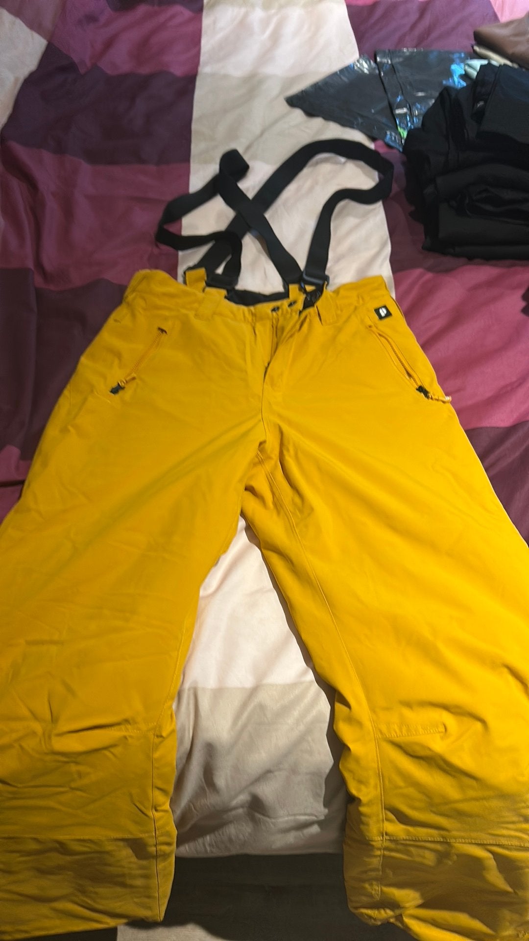 Skipak jongens geel/grijs, Ophalen, Gedragen, Maat 46 (S) of kleiner, Broek