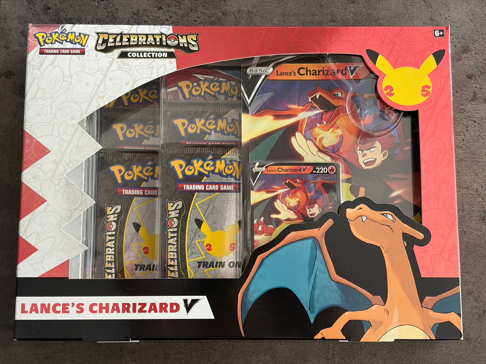Pokémon Celebrations Lance's Charizard V Box, Ophalen, Nieuw