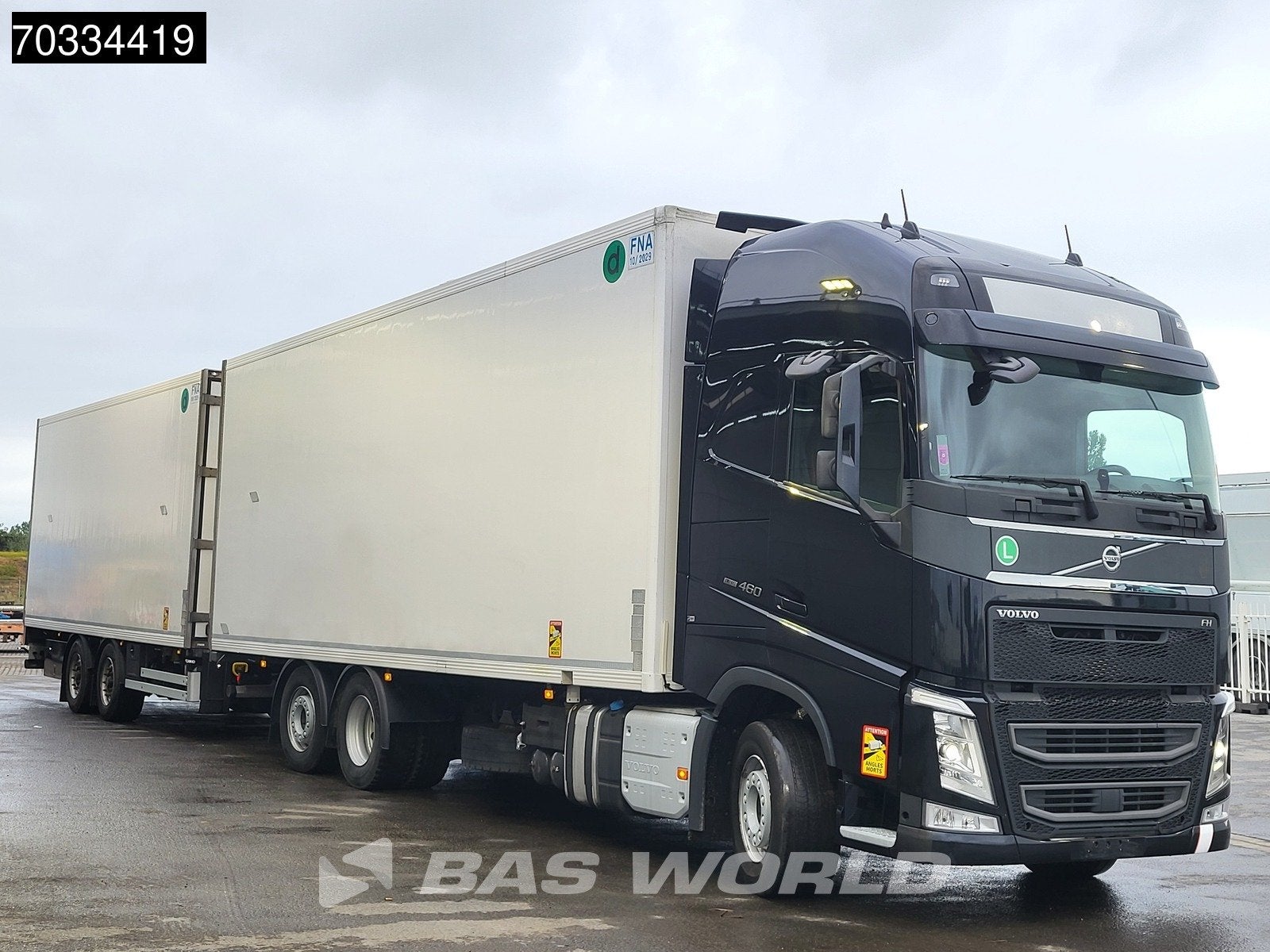 Volvo FH 460 6X2 Combi LNG engine! Thermo King UT 1200 coole, Auto's, Automaat, Stof, CNG (Aardgas), 338 kW