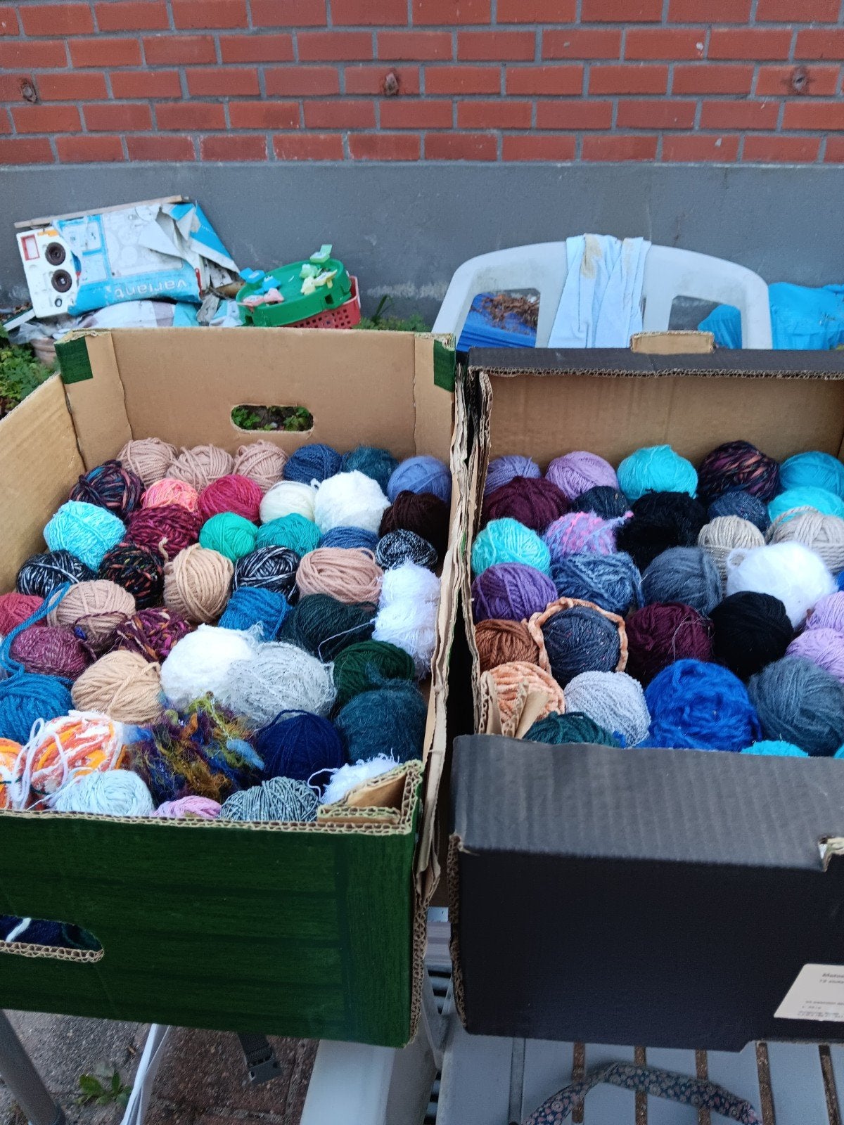 restes de laine à tricoter, Hobby & Loisirs créatifs, Tricot & Crochet, Enlèvement