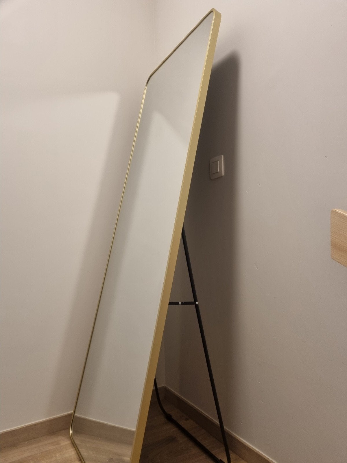 Goudkleurige spiegel 180cm, Huis en Inrichting, Ophalen