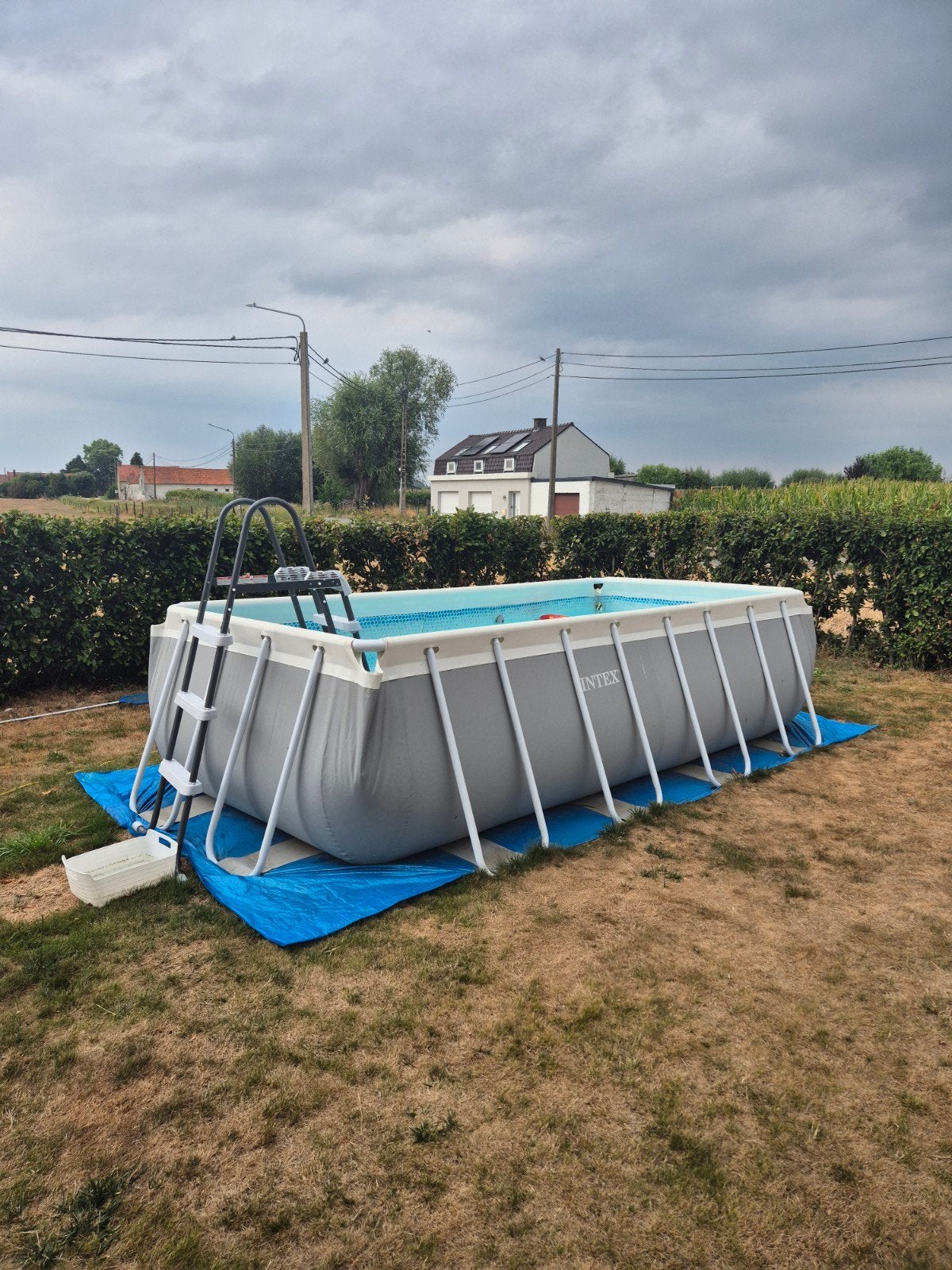 piscine intex 4x2x1 + pompe intex, Jardin & Terrasse, Enlèvement