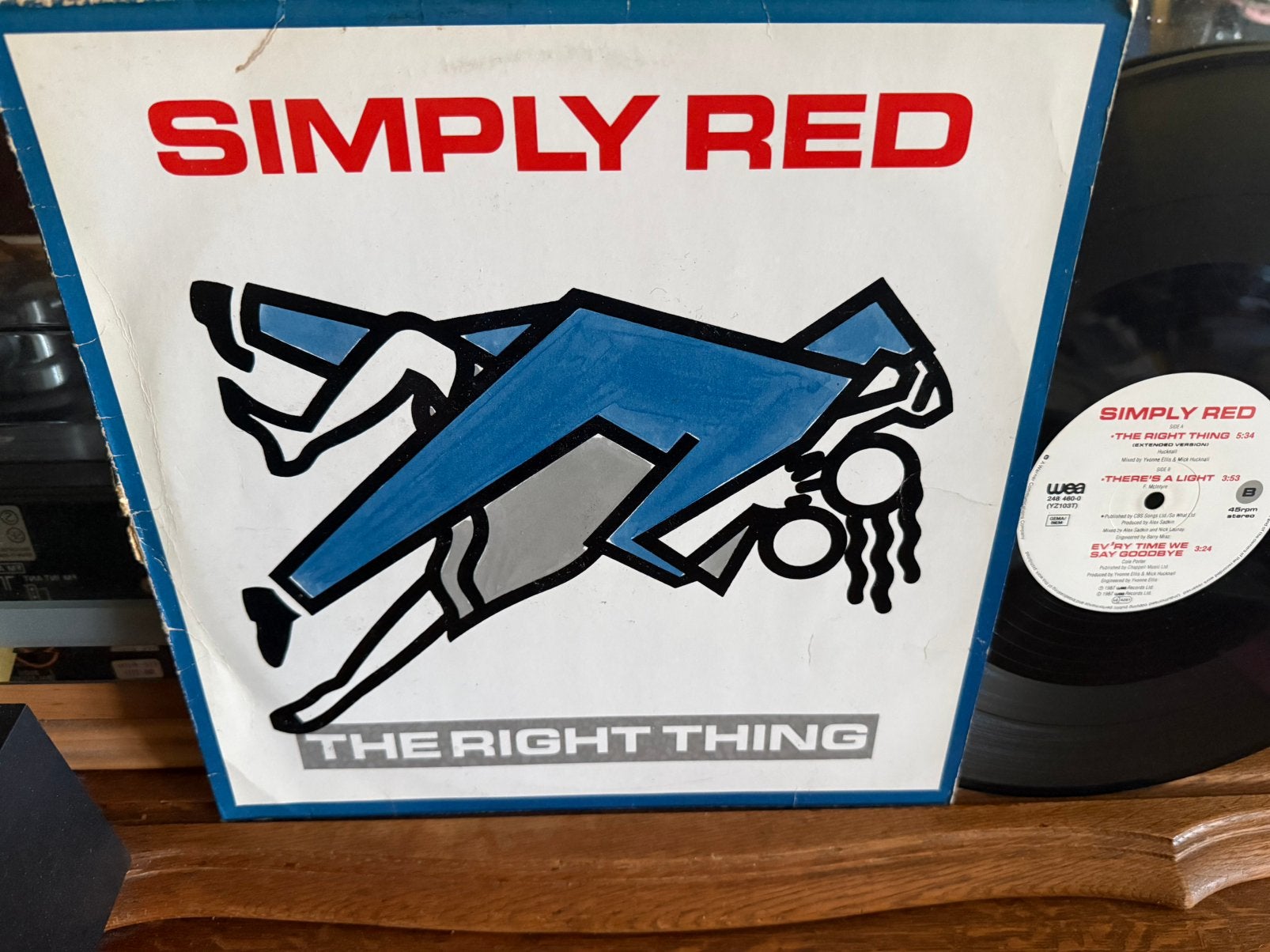 The Right Thing - There’s A Light - Ev’Ry Time We Say Goodb., 10 inch, Originele persing, Ophalen of Verzenden, Zo goed als nieuw