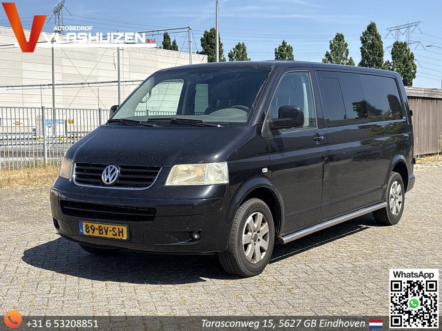 Volkswagen Transporter 2.5 TDI 340 Dubbel Cabine | € 3.950,-, Achat, Entreprise, Diesel, Noir