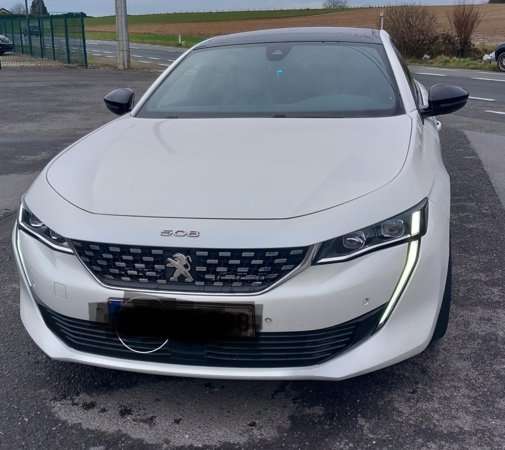Peugeot 508 phev gt pack, Auto's, Automaat, Euro 6, Alcantara, Wit