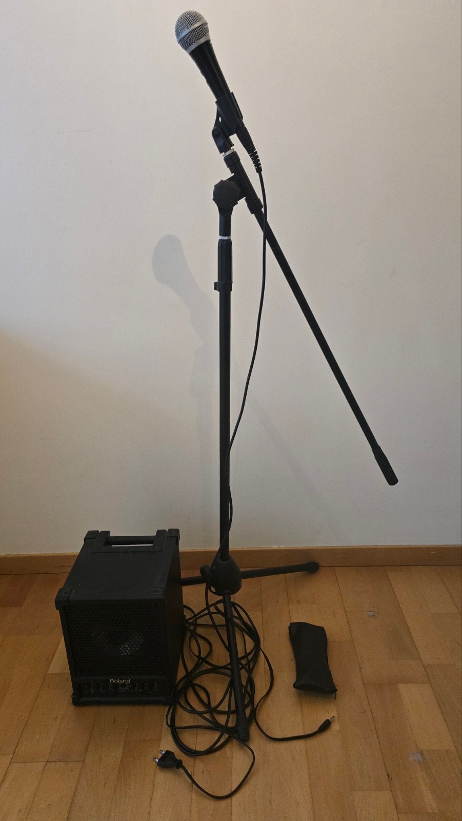 Roland CM-30 Shure microfoon, statief en versterker, Muziek en Instrumenten, Ophalen