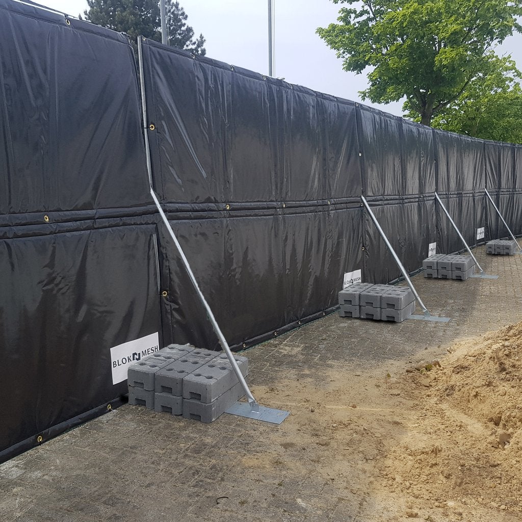 Geluidwerend en UV-bestendig Bouwhekdoek, Doe-het-zelf en Bouw, Ophalen, Nieuw, Zeil