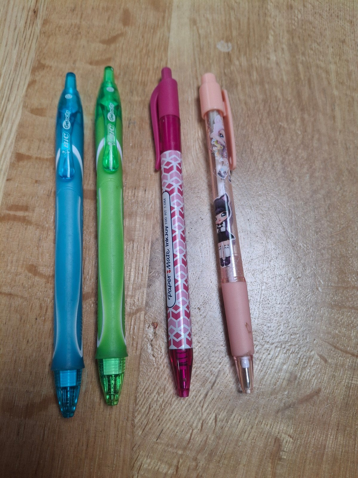 4 Leuke pennen, Ophalen, Softgrip, Overige thema's, Meerkleurig