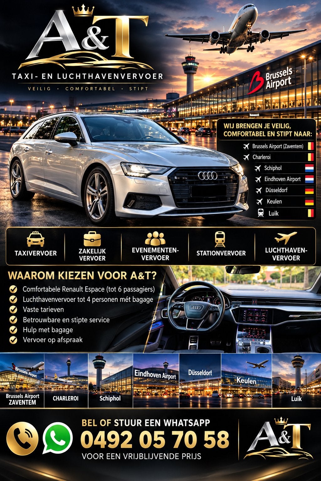 Professioneel taxi- A&T